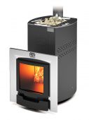Банная печь Теплодар Домна 20 ЛК Панорама