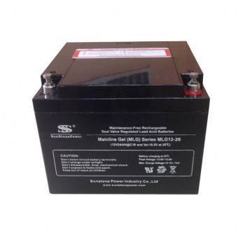 Аккумулятор SunStonePower MLG12-26 GEL