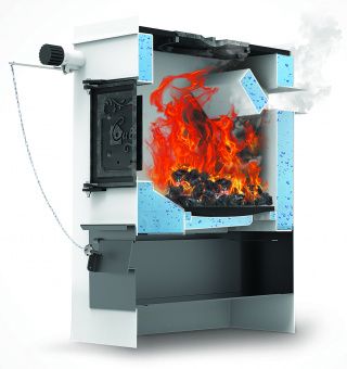 Котёл отопления Сибирь водяного отопления 20 кВт для частного дома