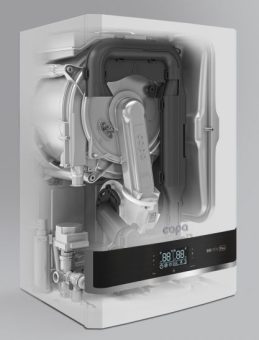 Газовый котёл отопления COPA Eomix Plus  конденсационный комбинированный 32 кВт